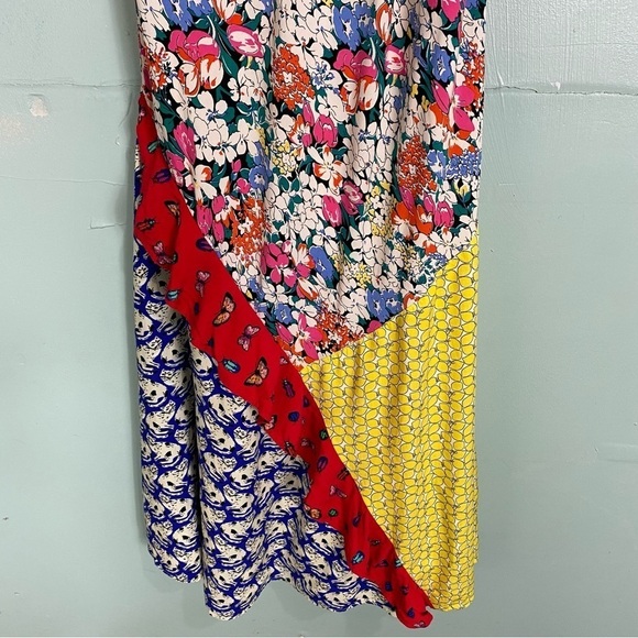 Anthropologie Conversations Bias Patchwork Bias Sundress Floral‎ Cat Sz XS - Picture 3 of 7